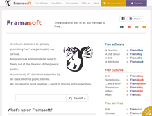 Tablet Screenshot of framasoft.org