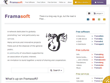 Tablet Screenshot of framasoft.com